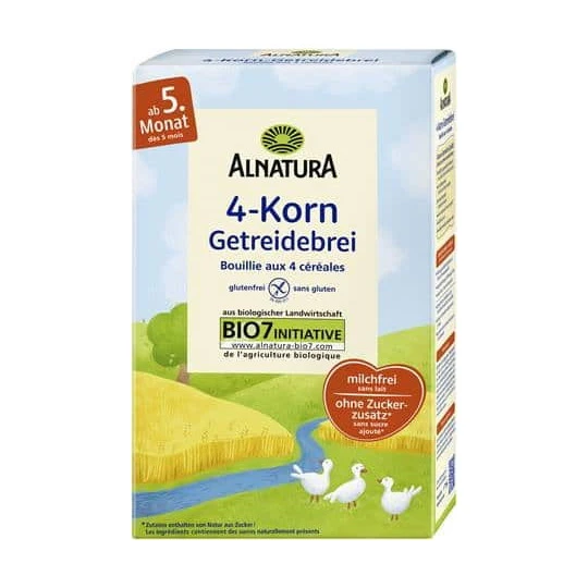 Bio 4-Korn Getreidebrei Ab Dem 5.Monat 250G 2 Bio 4-Korn Getreidebrei Ab Dem 5.Monat 250G