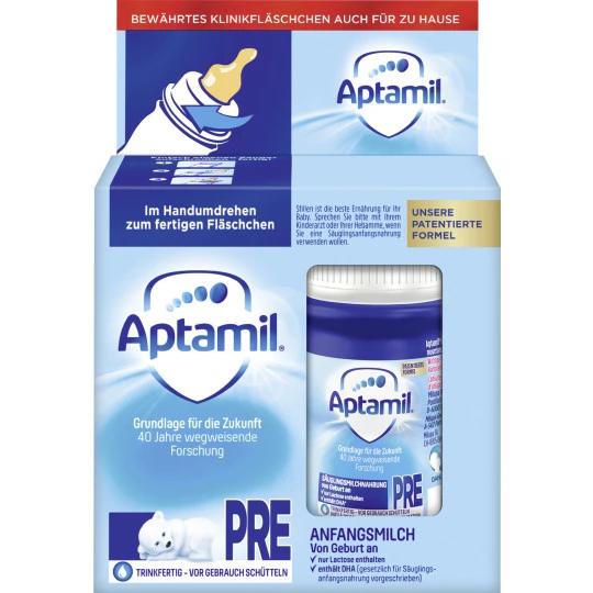 Aptamil Pre Anfangsmilch 2ST 180ML 3 Aptamil Pre Anfangsmilch 2ST 180ML