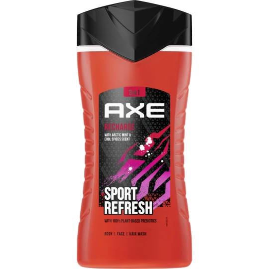 Axe Duschgel Recharge 3in1 250ML 3 Axe Duschgel Recharge 3in1 250ML