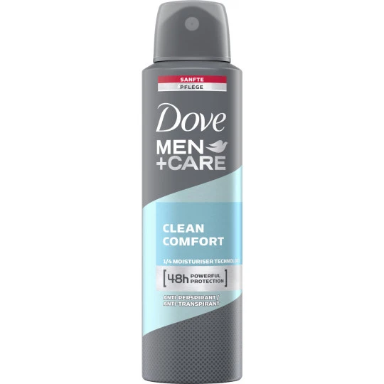 DOVE Men Deo-Spray Comfort 150ML 3 DOVE Men Deo-Spray Comfort 150ML