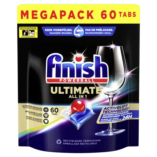 Finish Powerball Ultimate All-in-1 Tabs 60ST 3 Finish Powerball Ultimate All-in-1 Tabs 60ST