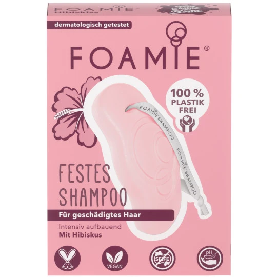Festes Shampoo Hibiskus Für Geschädigtes Haar 80G 3 Festes Shampoo Hibiskus Für Geschädigtes Haar 80G