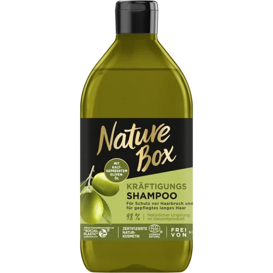 Nature Box Kräftigungs-Shampoo Olivenöl 385ML 3 Nature Box Kräftigungs-Shampoo Olivenöl 385ML