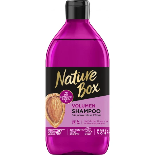 Nature Box Volumen Shampoo Mandelöl 385ML 3 Nature Box Volumen Shampoo Mandelöl 385ML